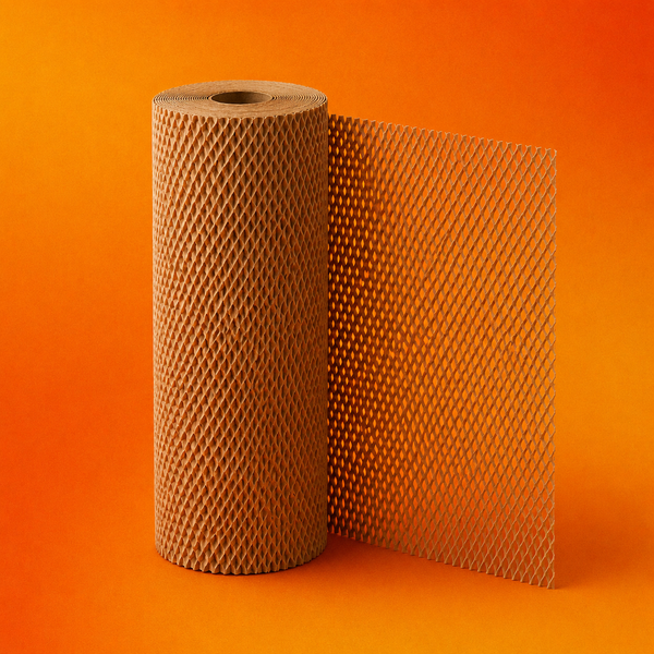 Brown Extended Shock-Resistant Paper Roll